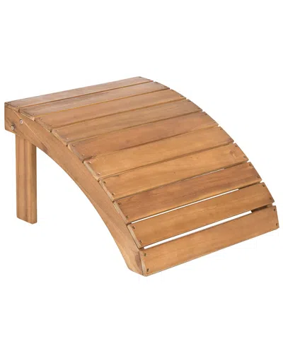 Safavieh Mopani Outdoor Ottoman In Brown