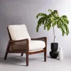 Safavieh Moretti Wood Frame Accent Chair