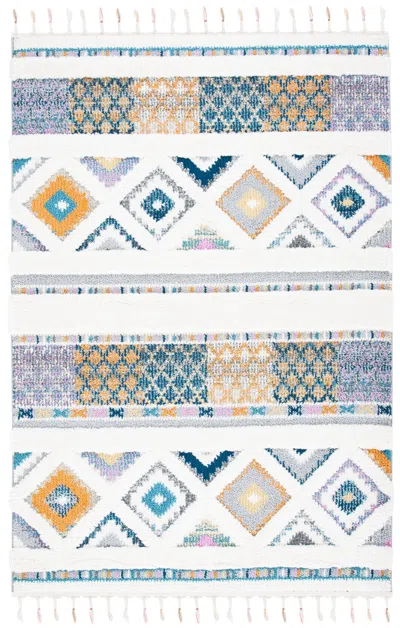 Safavieh Moroccan Fringe Shag Rug In Multi