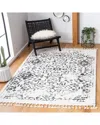 Safavieh Moroccan Tassel Shag Polyester & Polypropylene Rug In White