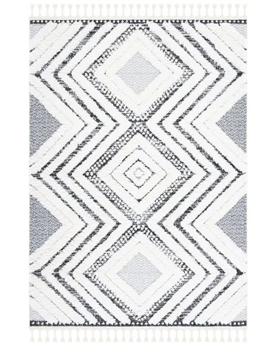 Safavieh Moroccan Tassel Shag Polypropylene Pile Rug In White