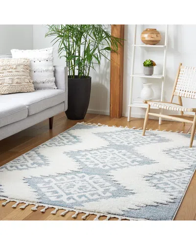 SAFAVIEH SAFAVIEH MOROCCAN TASSEL SHAG POLYPROPYLENE PILE RUG