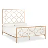 Safavieh Morris Lattice 54 Metal Bed - Full In Antique Gold