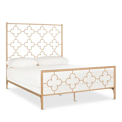 Safavieh Morris Lattice 54 Metal Bed - Full In Antique Gold