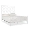 Safavieh Morris Lattice 54 Metal Bed - Full In Antique Silver