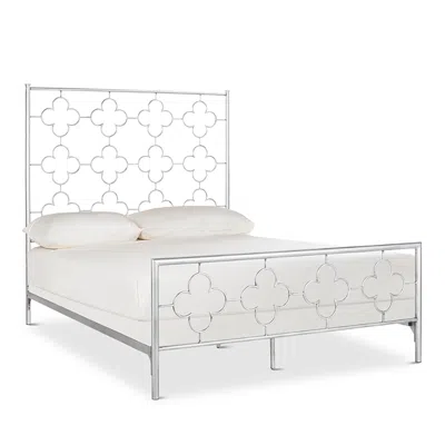 Safavieh Morris Lattice 54 Metal Bed - Full In Antique Silver