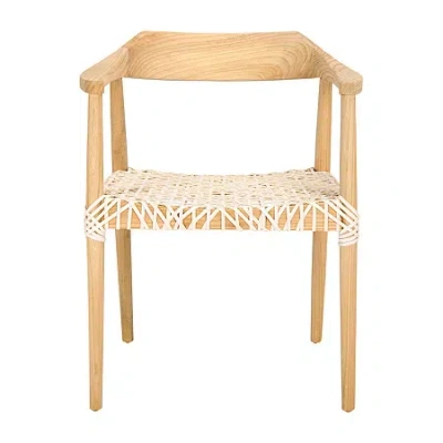 Safavieh Munro Barrel Chair In White