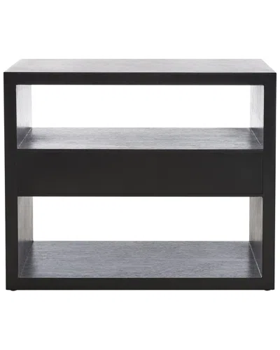SAFAVIEH SAFAVIEH MUNSON 2-SHELF NIGHTSTAND WITH DRAWER