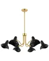 Safavieh Mykola 6-light 37in Chandelier