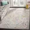 Safavieh Mystique Machine Made Area Rug, Grey / Light Blue Traditional Style Easy Care In Gray