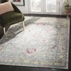 Safavieh Mystique Machine Made Area Rug, Grey / Multi Traditional Style Easy Care In Gray