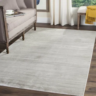 Safavieh Mystique Machine Made Area Rug, Slate Contemporary Style Easy Care In Gray