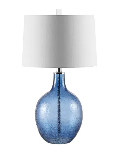 Safavieh Nadine Glass Table Lamp In Blue