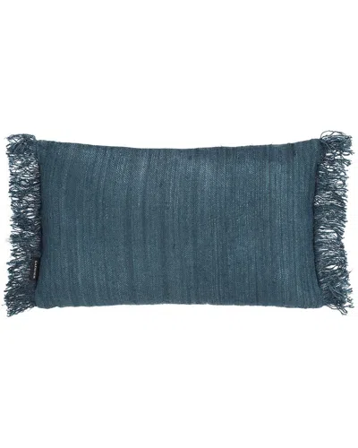SAFAVIEH SAFAVIEH NALU 12X20 TEAL COTTON LUMBAR PILLOW