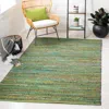 Safavieh Nantucket Hand Made Area Rug, Green Bohemian Style Non-shedding In Green