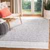 Safavieh Nantucket Hand Made Area Rug, Ivory / Charcoal Contemporary Style Non-shedding In Gray
