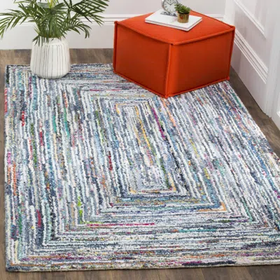 Safavieh Nantucket Hand Made Area Rug, Multi Bohemian Style Non-shedding