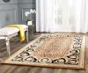 Safavieh Naples Hand Made Area Rug, Black / Gold Traditional Style Non-shedding In Brown