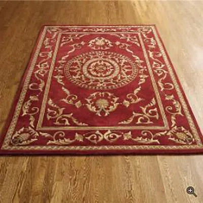 Safavieh Naples Hand Tufted Wool Pile Oriental Rug In Burgundy