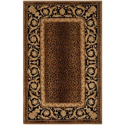 Safavieh Naples Hand Tufted Wool Pile Rug In Brown
