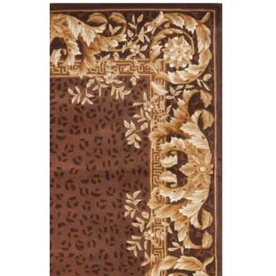 Safavieh Naples Wool Rug In Brown