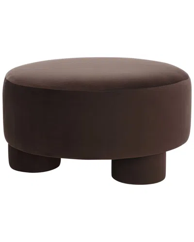 Safavieh Naref Cocktail Ottoman In Brown