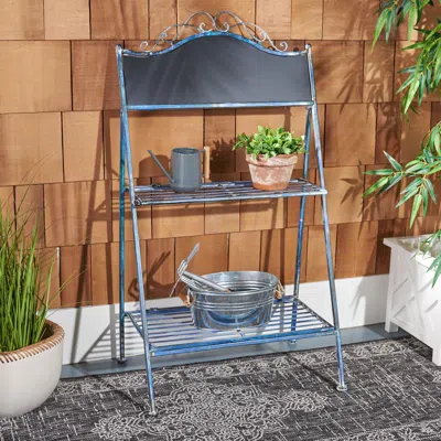 Safavieh Natum Plant Stand In Blue