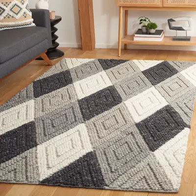 Safavieh Natura Hand Made Area Rug, Anthracite Contemporary Style Non-shedding In Multi