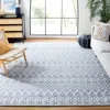 Safavieh Natura Hand Made Area Rug, Blue / Ivory Bohemian Style Non-shedding In Blue