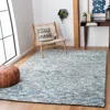 Safavieh Natura Hand Made Area Rug, Blue / Ivory Solid / Tonal Style Non-shedding In Blue
