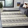 Safavieh Natura Hand Made Area Rug, Grey / Ivory Bohemian Style Non-shedding In Gray