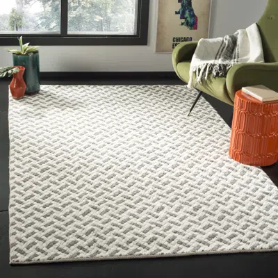 Safavieh Natura Hand Made Area Rug, Grey / Ivory Contemporary Style Non-shedding In Neutral