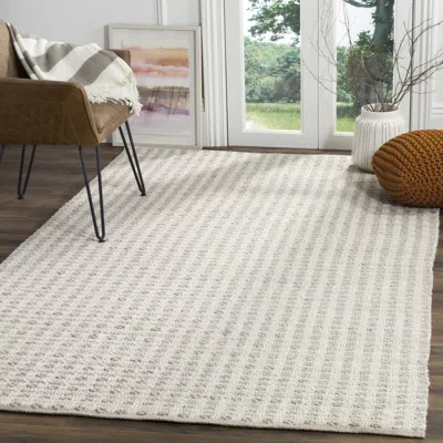Safavieh Natura Hand Made Area Rug, Grey / Ivory Contemporary Style Non-shedding In Gray