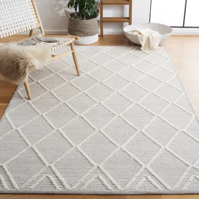 Safavieh Natura Hand Made Area Rug, Grey / Ivory Contemporary Style Non-shedding In Gray