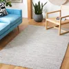 Safavieh Natura Hand Made Area Rug, Ivory / Black Solid / Tonal Style Non-shedding In Gray