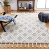 Safavieh Natura Hand Made Area Rug, Ivory / Blue Bohemian Style Non-shedding In Blue