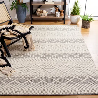 Safavieh Natura Hand Made Area Rug, Ivory Bohemian Style Non-shedding In Gray