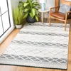 Safavieh Natura Hand Made Area Rug, Ivory / Green Bohemian Style Non-shedding In White