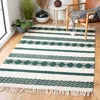 Safavieh Natura Hand Made Area Rug, Ivory / Green Bohemian Style Non-shedding In Green