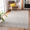 Safavieh Natura Hand Made Area Rug, Ivory / Grey Bohemian Style Non-shedding In Gray