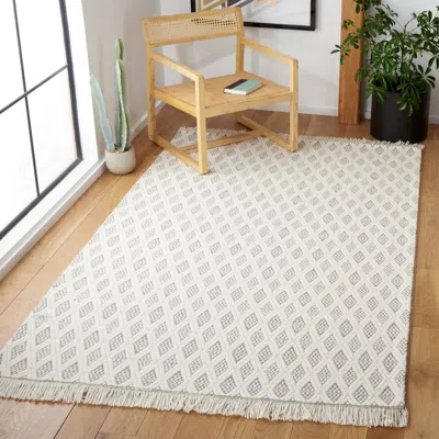 Safavieh Natura Hand Made Area Rug, Ivory / Grey Contemporary Style Non-shedding In Gray