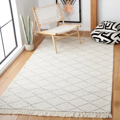 Safavieh Natura Hand Made Area Rug, Ivory / Grey Contemporary Style Non-shedding In Neutral