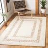 Safavieh Natura Hand Made Area Rug, Ivory / Natural Shag / Flokati Style Non-shedding In Neutral