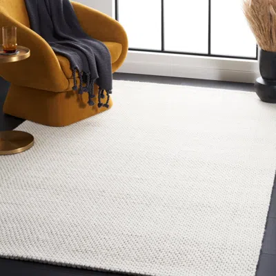 Safavieh Natura Hand Made Area Rug, Ivory Solid / Tonal Style Non-shedding In White