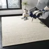 Safavieh Natura Hand Made Area Rug, Ivory Solid / Tonal Style Non-shedding In White