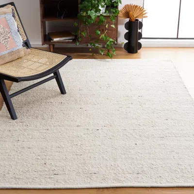 Safavieh Natura Machine Made Area Rug, Ivory Solid / Tonal Style Easy Care In Neutral