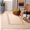 Safavieh Natural Fiber Hand Made Area Rug, Beige Solid / Tonal Style Non-shedding In Brown
