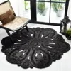 Safavieh Natural Fiber Hand Made Area Rug, Black Bohemian Style Non-shedding In Black