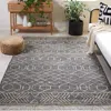 Safavieh Natural Fiber Hand Made Area Rug, Black / Ivory Bohemian Style Non-shedding In Gray