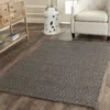 Safavieh Natural Fiber Hand Made Area Rug, Grey / Grey Contemporary Style Non-shedding